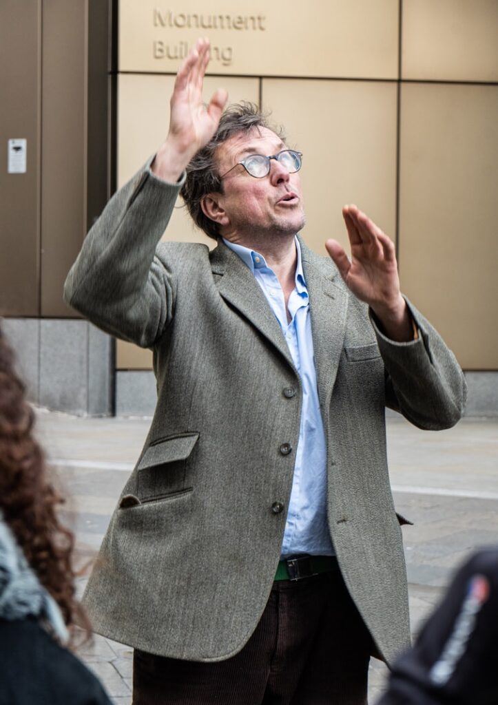 Jason Goodwin in full lecture mode